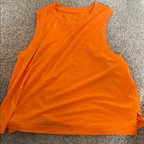 Bright Orange Sleeveless Top - Picture 1 of 2
